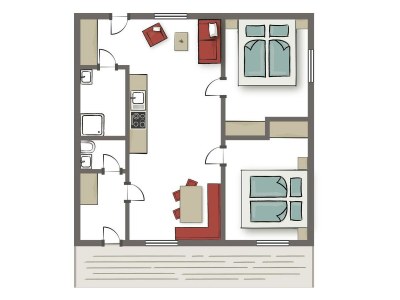 Apartment Apartment/2 Schlafräume/Dusche, WC - Outdoor photo 4