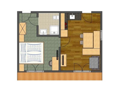 Apartment Appartement/Fewo, Dusche, WC, 1 Schlafraum 35m² - Outdoor photo 37