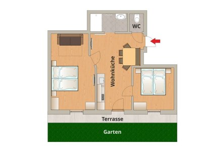 Apartment App. 9 - 2 Schlafzimmer, Wohnküche, Bad - Features photo 53