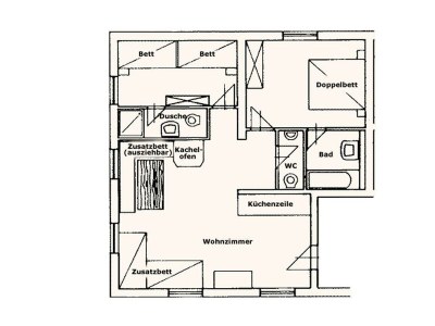 Apartment Appartement 1 /2 Schlafzimmer/2 Bäder, WC - Features photo 11