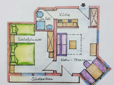 Apartment Apartment/2 Schlafräume/Dusche, WC - Outdoor photo 36
