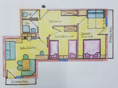 Apartment Apartment/2 Schlafräume/Dusche, WC - Outdoor photo 39