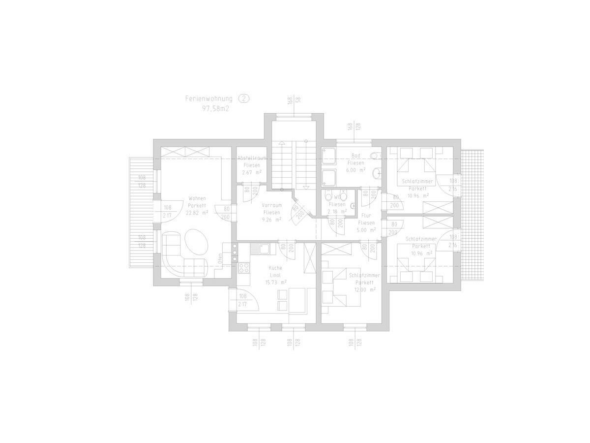 Apartment EG. Appart. Nr.5 max. 8 Pers. 4 Schlafräume - Outdoor photo 5