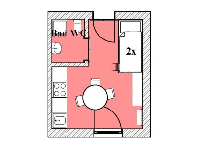 Apartment Apartment Nr. 2 mit Wohn-Schlafraum - Features photo 21