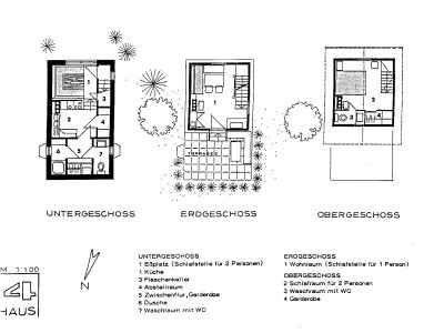 Apartment Ferienhaus Nr.4 /1 Schlafraum/ Dusche, WC - Features photo 29