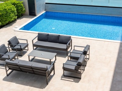 Villa Villa THALASSA mit beheiztem Pool und Meerblick bei Opatija - Outdoor photo 5