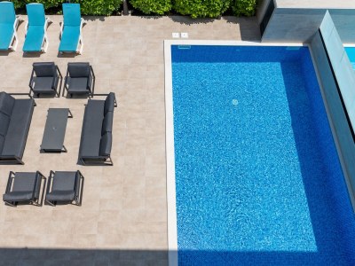 Villa Villa THALASSA mit beheiztem Pool und Meerblick bei Opatija - Outdoor photo 12