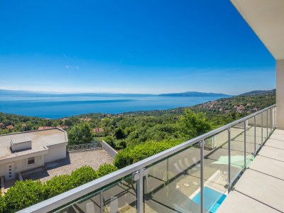 Villa Villa THALASSA mit beheiztem Pool und Meerblick bei Opatija - Outdoor photo 18