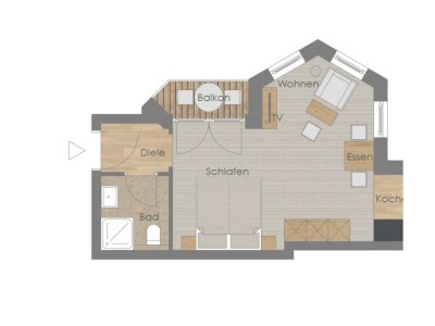 Apartment 1-Zimmerappartement Seeberg - Features photo 13