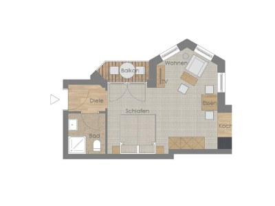 Apartment 1-Zimmerappartement Seeberg (1-3 Nächte) - Features photo 14