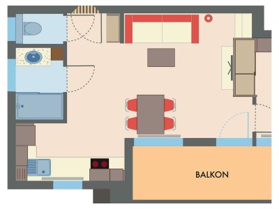 Apartment Ferienwohnung Alpenherz ca. 40m² - Features photo 42