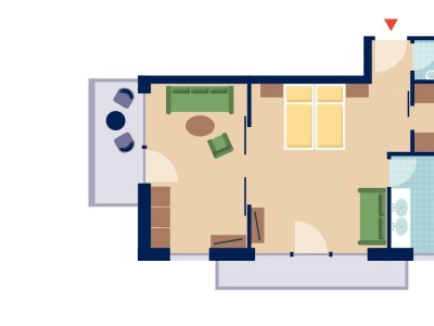 Holiday room Loft Suite (bis 2 Nächte) - Features photo 53