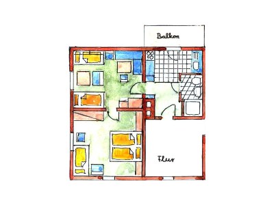 Apartment Whg. Rhätikon, 48 m², 1-4 Personen - Features photo 14