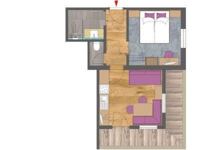 Apartment App. Olperer, 1 Schlafzimmer, mit Balkon - Features photo 59