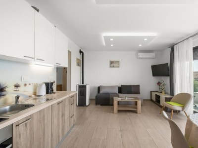 Apartment Apart Residence Blue Sea  - One Bedroom A3 with Balcony - Sea View - Features photo 12