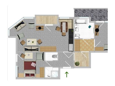 Apartment FEWO 3 mit 94 m² 4-7 Personen - Features photo 16