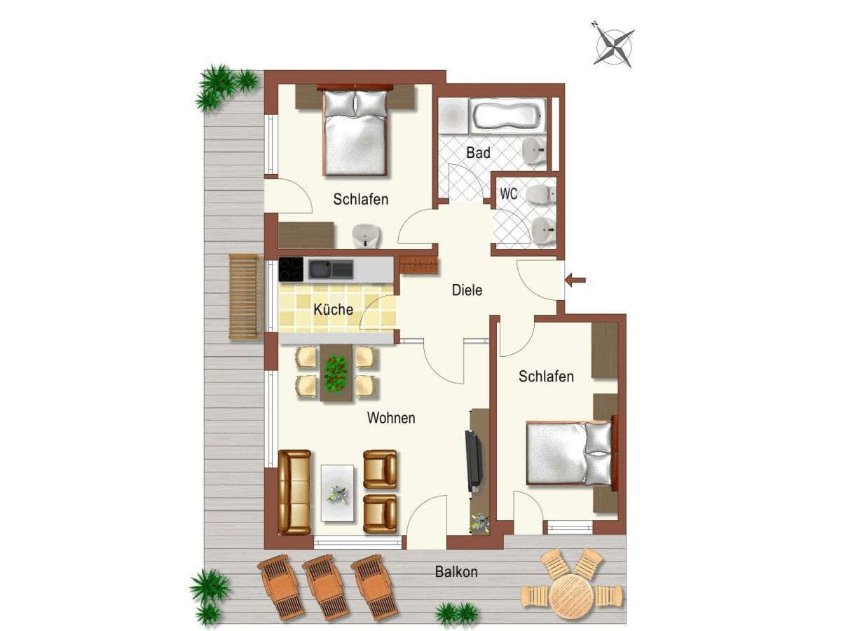 Apartment 5-Bettwohnung Nr. 2 - Outdoor photo 5