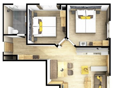 Apartment 4-Bettwohnung Nr. 115C02 - Features photo 27