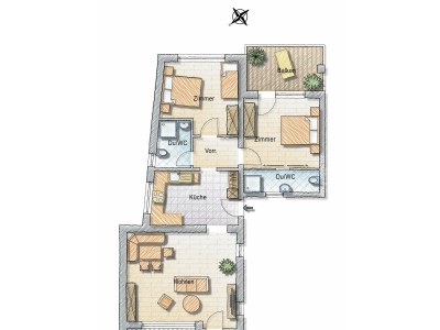 Apartment 4-Raum Appartement Nr. 8 - Features photo 91