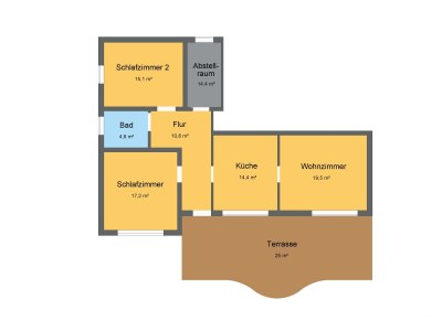 Apartment 4-Bett-Ferienwohnung mit Dusche und Bad/WC - Outdoor photo 5