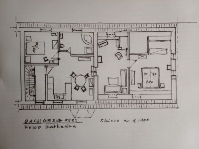Apartment 3-Bett-Ferienwohnung Dusche/WC, 2 Schlafräume - Features photo 48