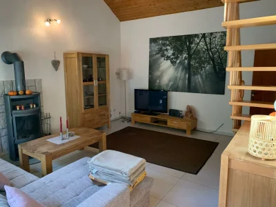 Apartment Ferienhaus, Dusche und Bad, WC, 2 Schlafräume in Roßbach-Lache - Apartment