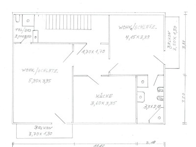 Apartment Appartement/Fewo, Bad, WC, Balkon in Niederbreitbach - Apartment