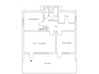 Apartment Appartement/Fewo, Badewanne, 2 Schlafräume - Outdoor photo 6