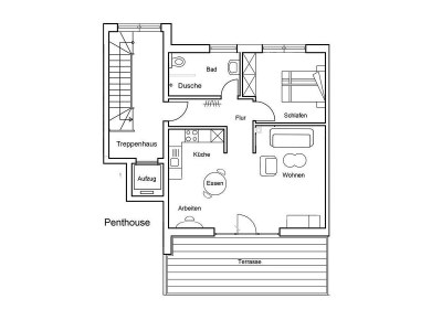 Apartment 2-Bett-Wohnung - Features photo 4