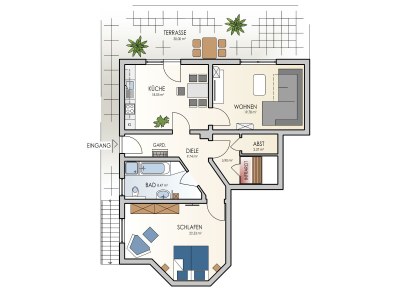 Apartment Luxus 4-Sterne Fewo mit Infrarot-Wärmekabine - Outdoor photo 7