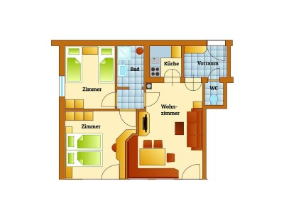 Apartment Apartment mit 1 Schlafzimmer - Outdoor photo 23