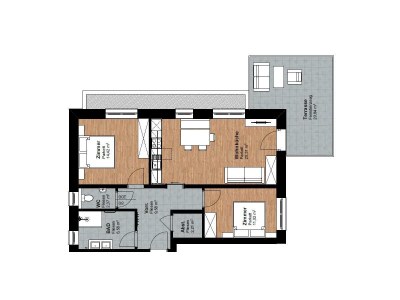 Apartment Appartement/Fewo, Toilette und Bad/Dusche getrennt - Outdoor photo 47