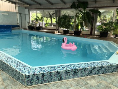 Holiday house House next to the beach with heated pool - Outdoor photo 3