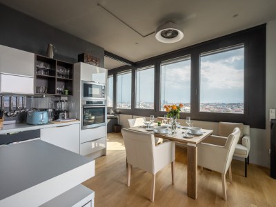 Apartment Skyflats Vienna Black View - Features photo 10