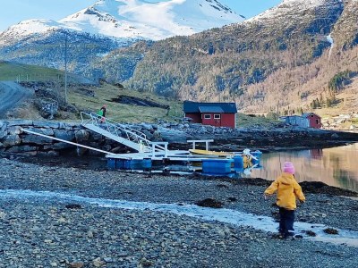 Holiday house 8 person holiday home in Austefjorden - Outdoor photo 7