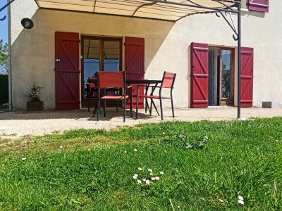 Apartment Ruhiger Aufenthalt in den Hügeln von Thédirac - Outdoor photo 12