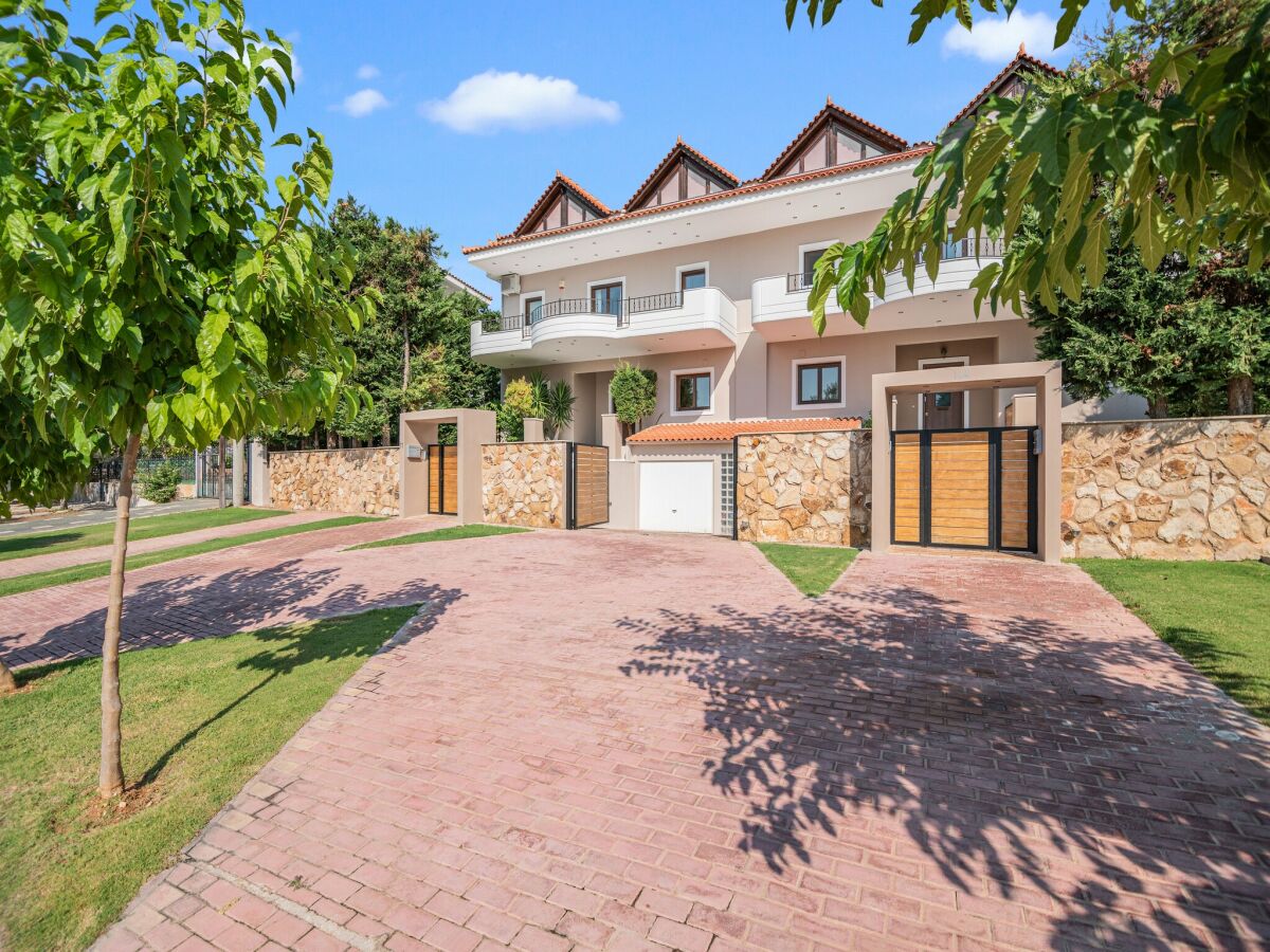 Villa Luxuriöse Villa mit Pool in Anavissos - Outdoor photo 3