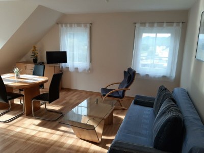 Apartment Ferienwohnung, Dusche, WC, Flussblick - Features photo 25