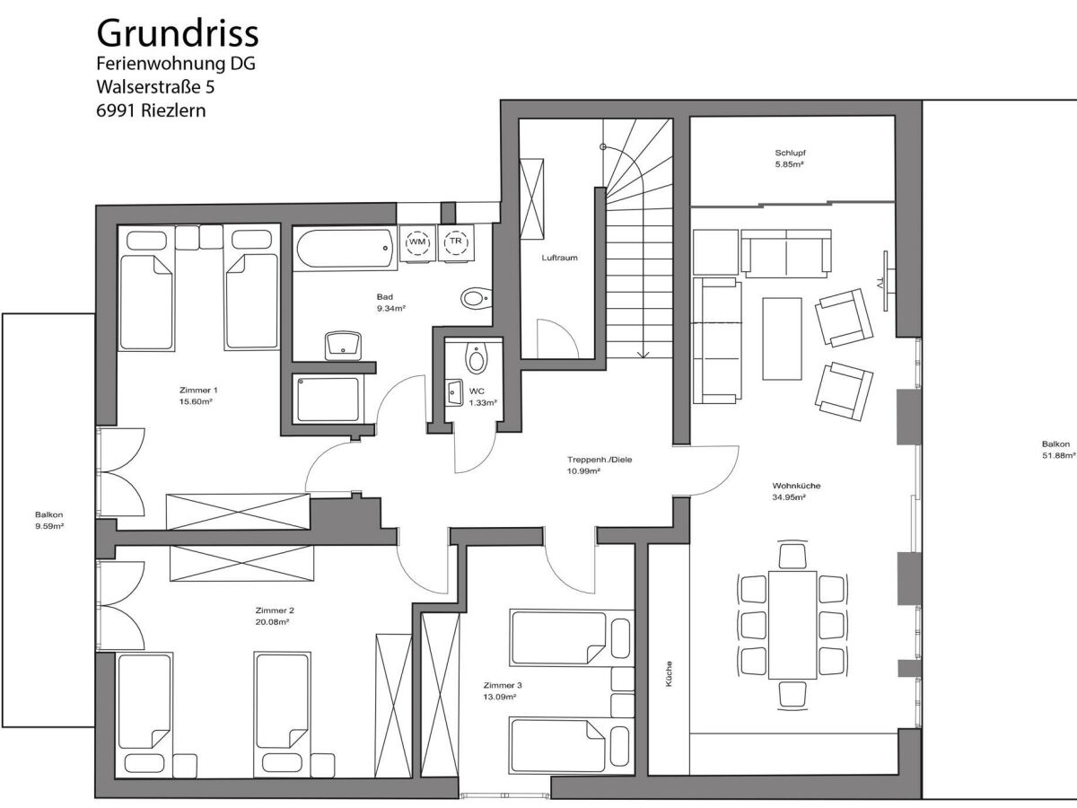 Apartment Ferienwohnung Köb-Berchtold mit 3 Schlafräumen - Outdoor photo 2