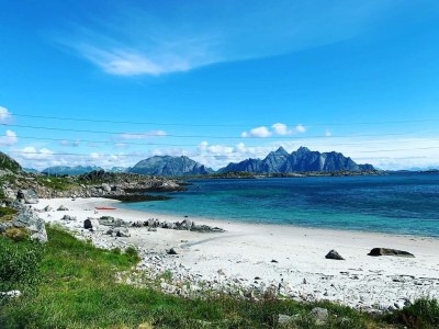Holiday house 7 Personen Ferienhaus in Bøstad-By Traum - Outdoor photo 10