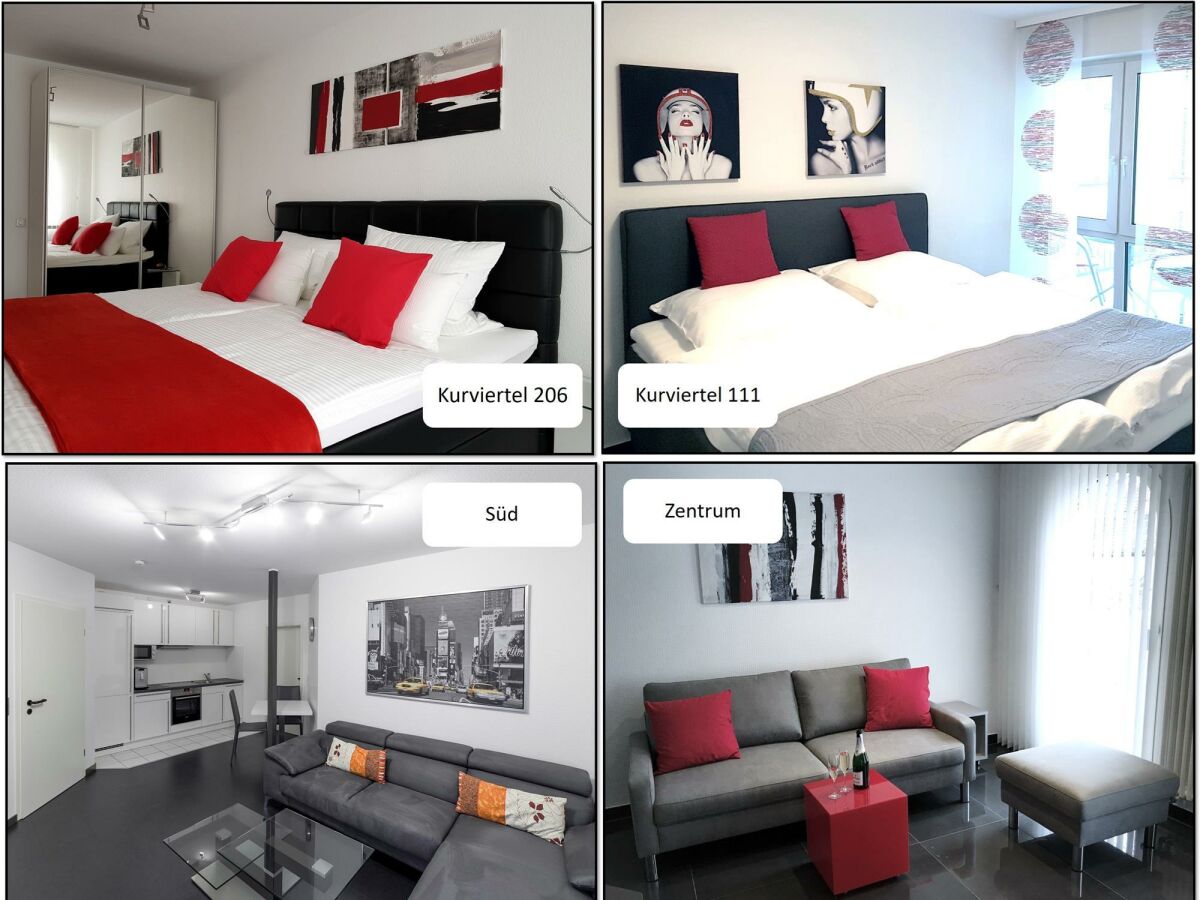 Apartment Komfortable 4-Sterne-Ferienwohnung im Kurviertel