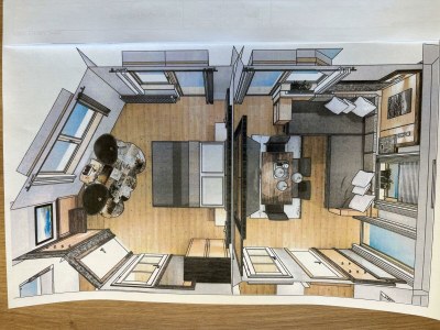 Apartment Ap./Wohn-Schlafraum/1 Schlafraum/Du,WC 2-4 - Features photo 28