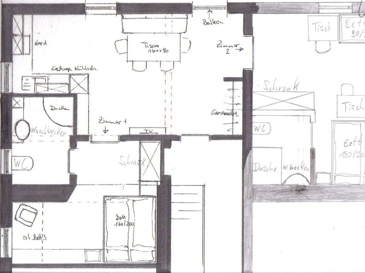 Apartment App./2 Schlafräume/Du, WC - Outdoor photo 2