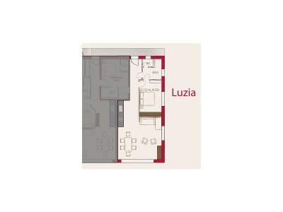 Apartment App./Fewo 2 Luzia, Dusche, WC, 1 Schlafraum - Features photo 27