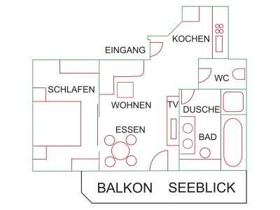 Holiday apartment 2-room apartment SEEBLICK in the Wildsee House - Document photo 32
