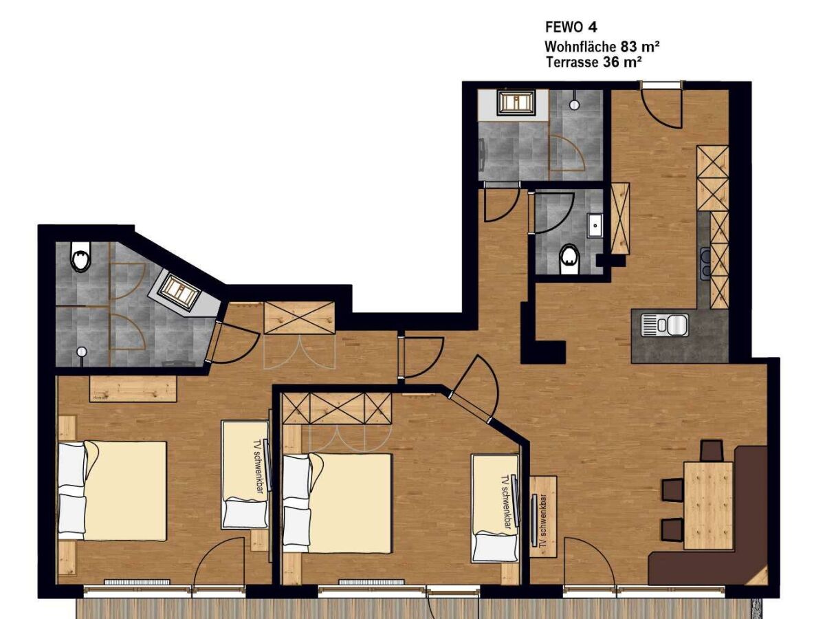 Apartment Appartement/Fewo 4 - Outdoor photo 2