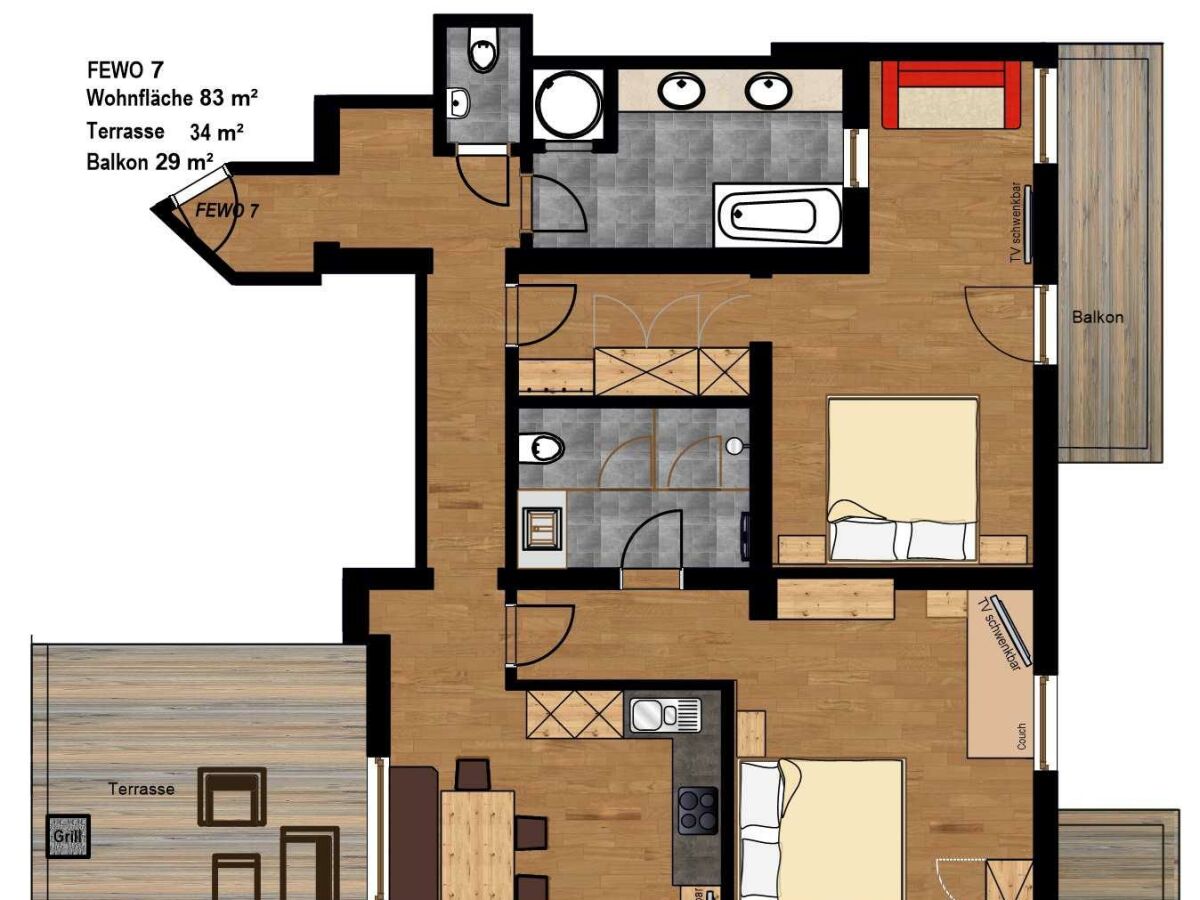 Apartment Appartement/Fewo 4 - Outdoor photo 5