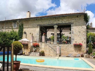 Holiday house Holiday Home in Charente with Pool - Outdoor photo 17