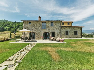 Cottage Luxusvillen in Poppi mit beheiztem Pool - Outdoor photo 10