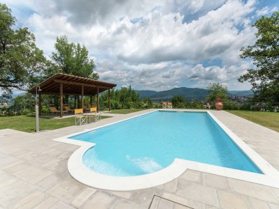 Cottage Luxusvillen in Poppi mit beheiztem Pool - Outdoor photo 16